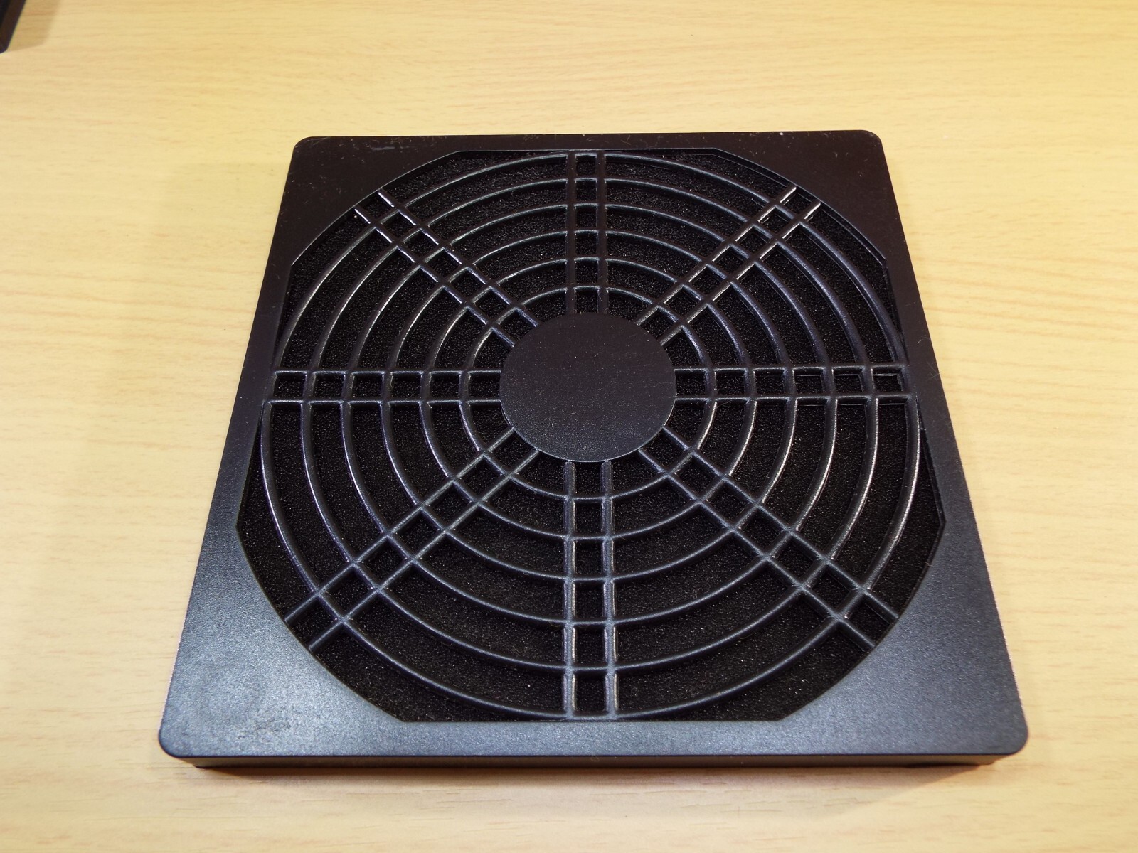 QTY4 120 x 120 x 38 mm GRILL PLASTIC DUST FILTER BLACK BOX FAN SCREEN COVER