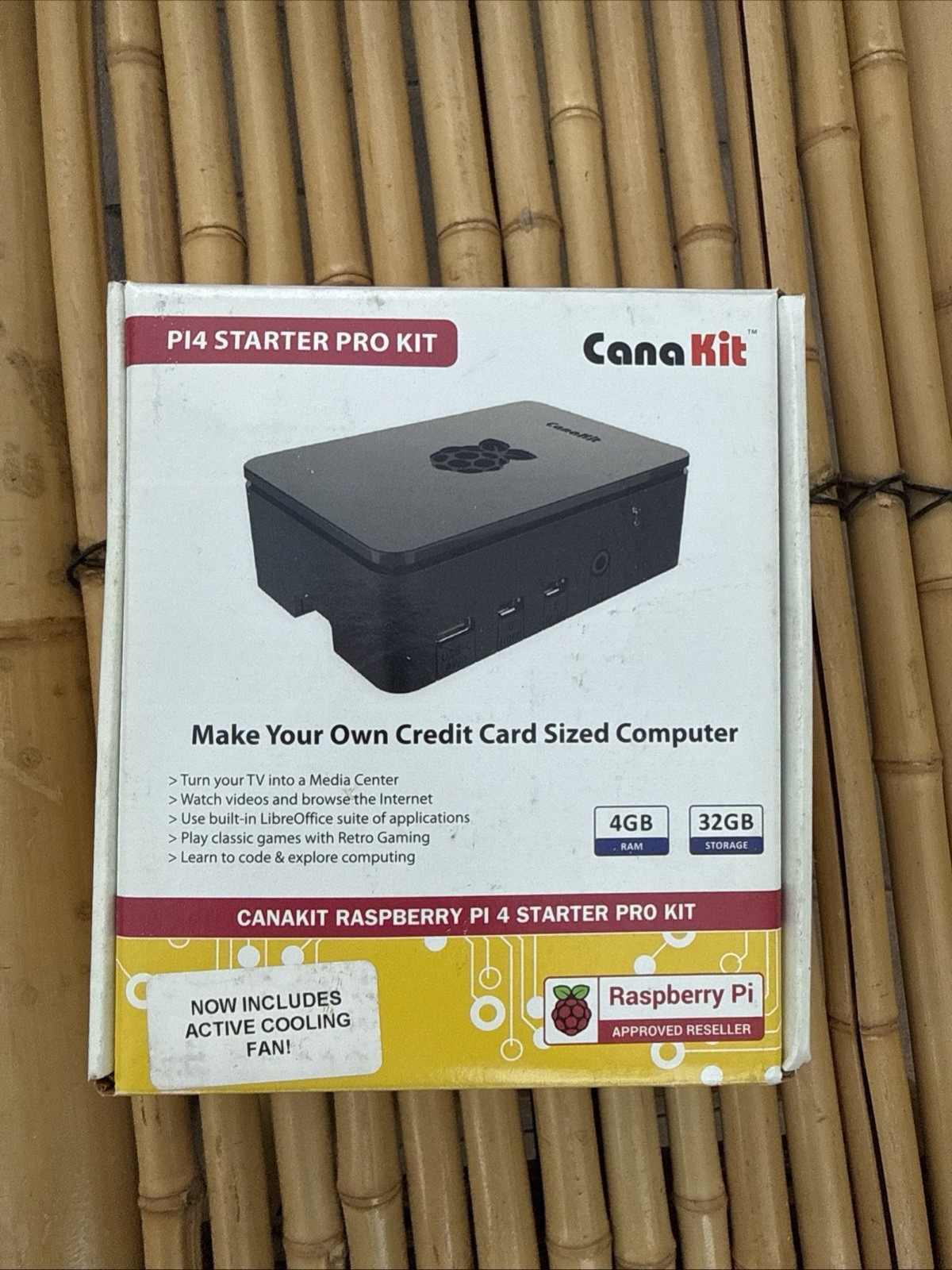 CanaKit Raspberry Pi 4 4GB Starter Kit – 4GB RAM