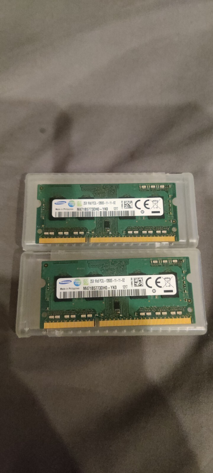 Samsung M471B5773DH0-YK0 2GB DDR3 1333 MHz DDR3 SDRAM Laptop Memory 2 sticks