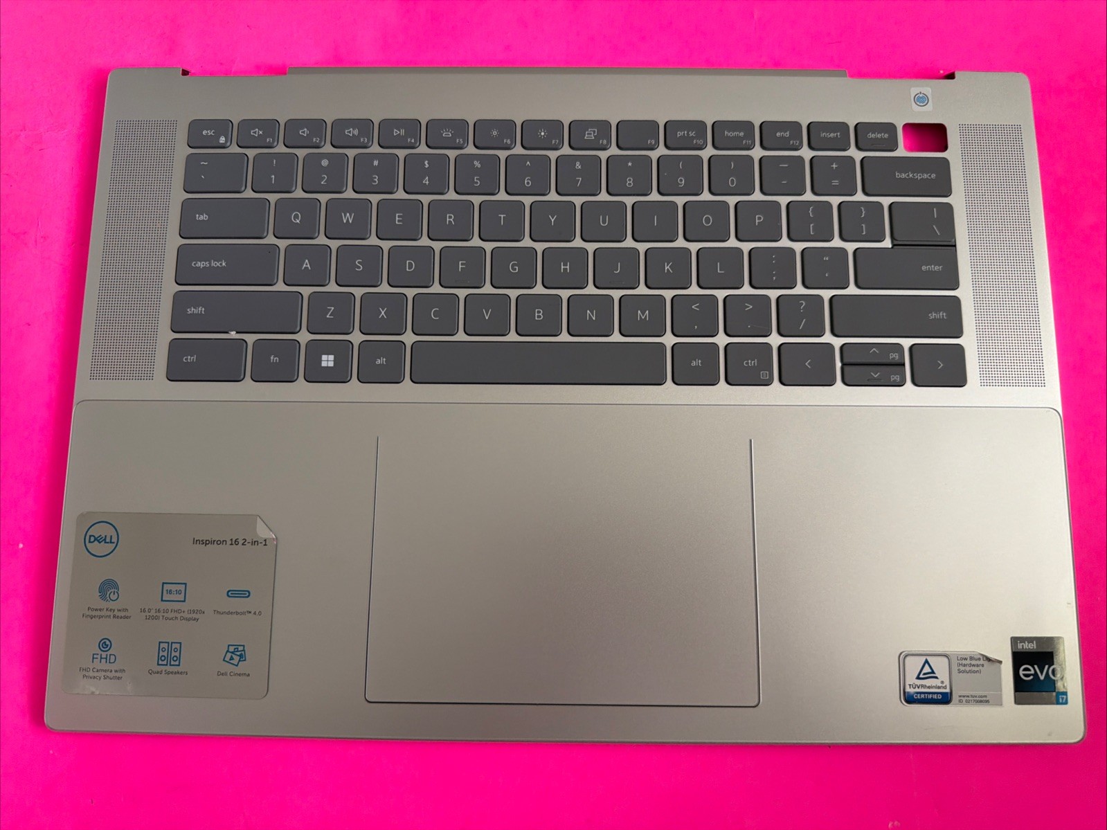 Dell Inspiron 7620 16 2in1 Palmrest US Backlit Kbd 1XY4N MN1PK 0MN1PK R18,13