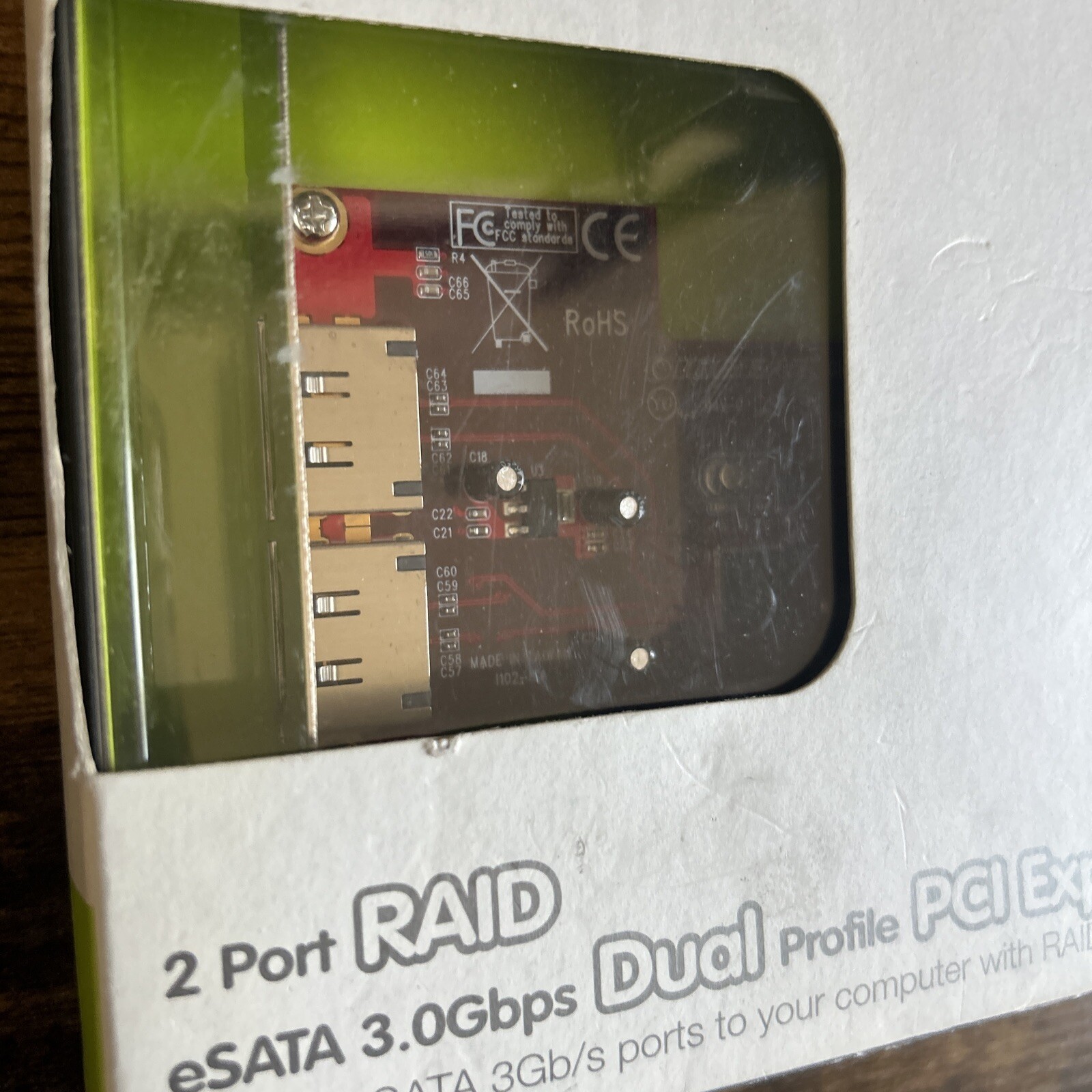 IOGEAR 2 Port Raid EXTERNAL PCI-Express Card eSata 3.0Gbpsv