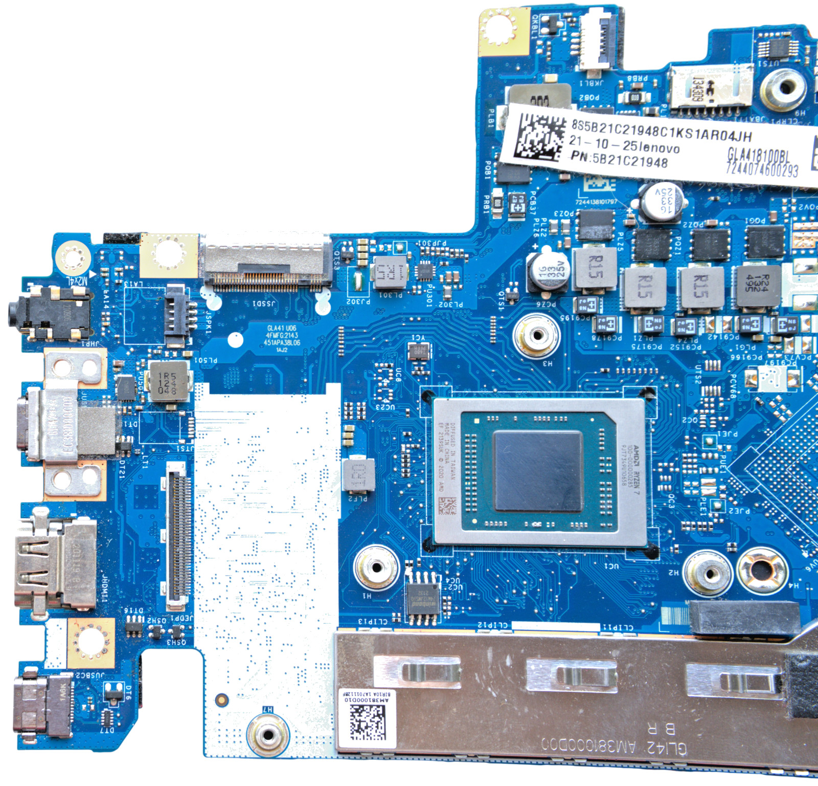 ✅5B21C21948 For Lenovo IdeaPad 5 14ACN6 Ryzen 7 5850U 16GB LA-K483P Motherboard✅