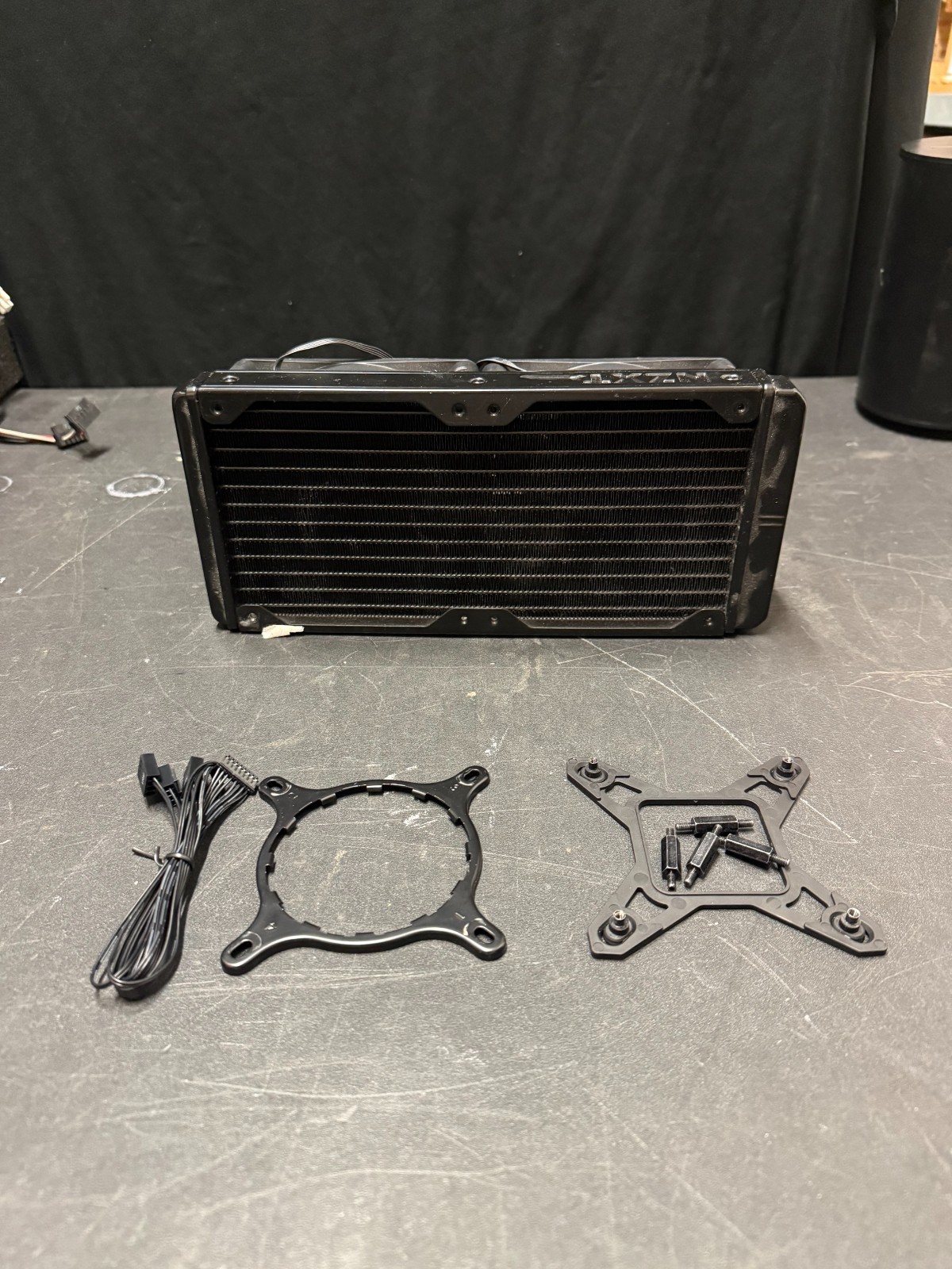 NZXT Kraken 240 RL-KN240-B1 240mm AIO LCD CPU Cooler Used