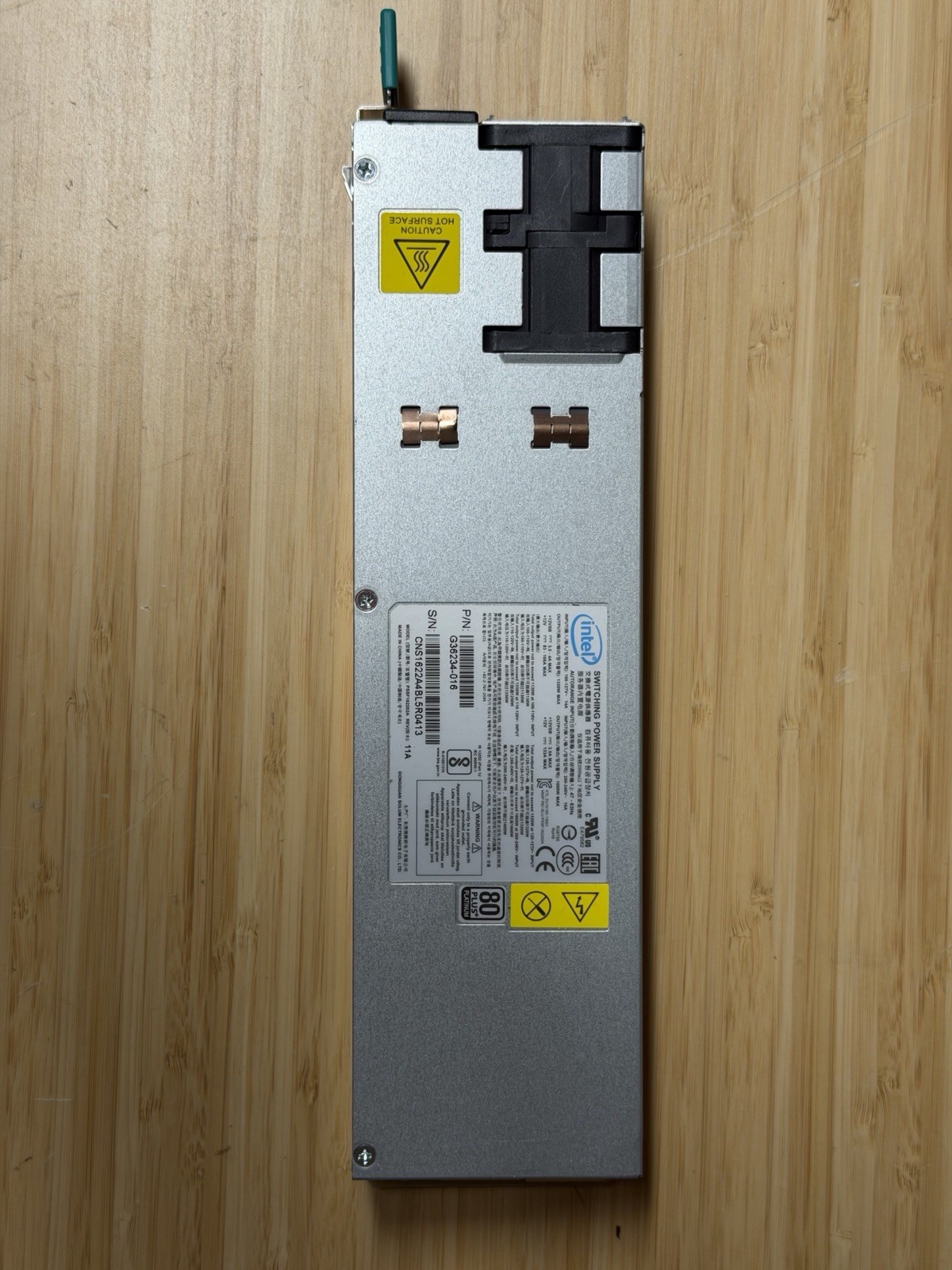 INTEL 1600W SWITCHING POWER SUPPLIES POWER SUPPLY MODULE