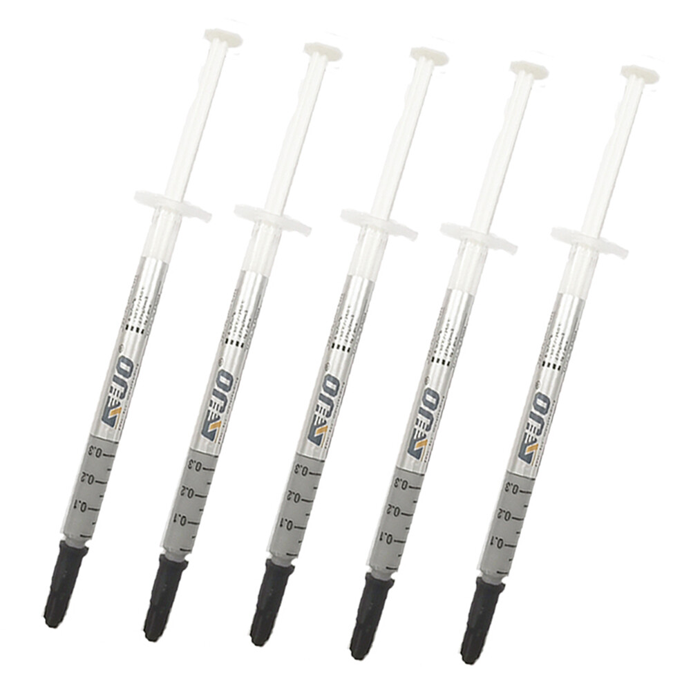 5X High Performance Silver Thermal Grease CPU Heatsink Compound Paste Syringe 1g