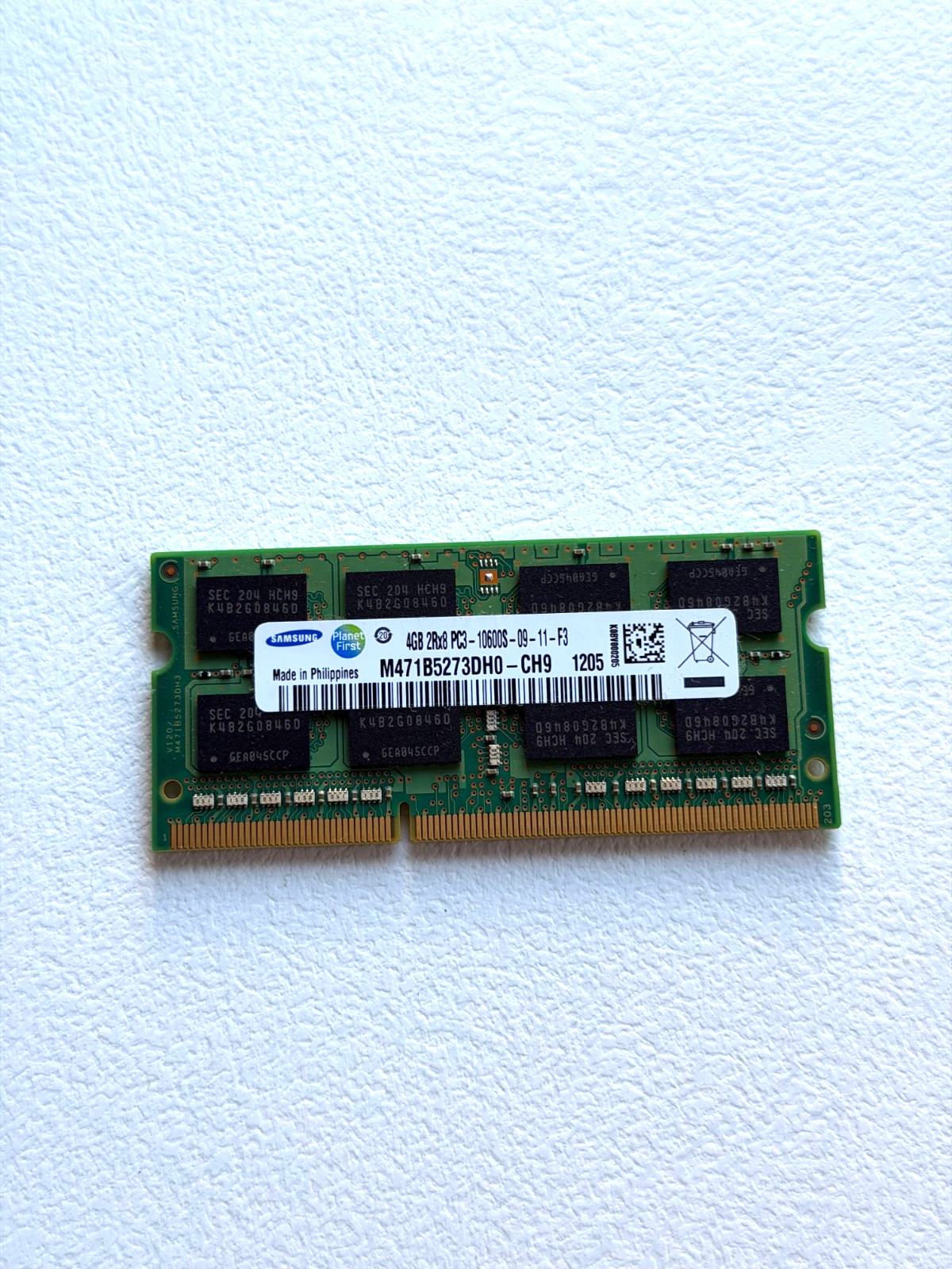 Samsung 4GB RAM | DDR3 1333 MHz | M471B5273DH0-CH9