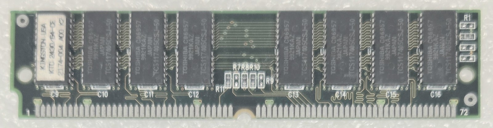 Kingston Toshiba 32MB EDO 72pin 50ns Simm Non Parity KTC-2430/64-CE