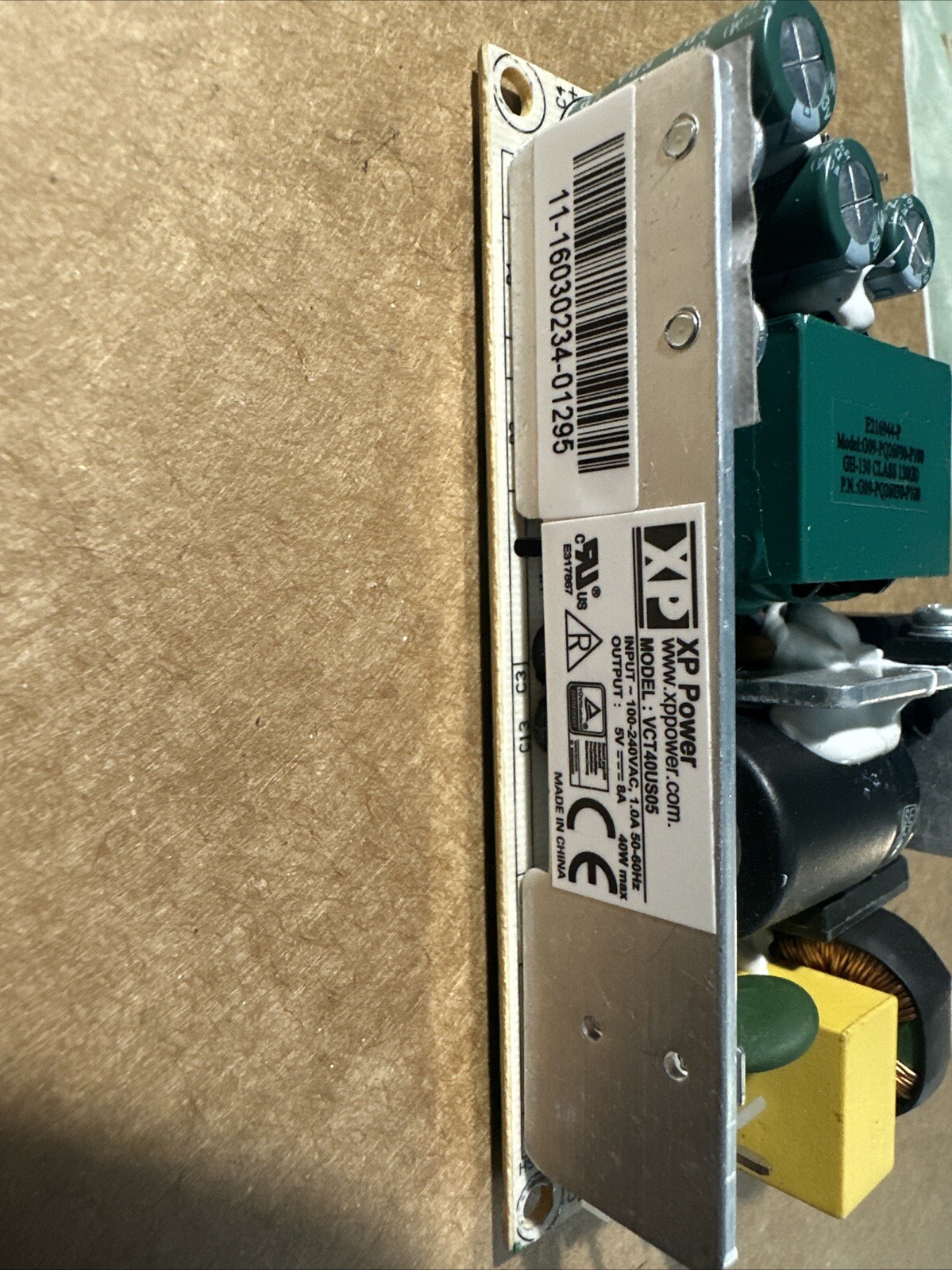 xp power model VCT40US05