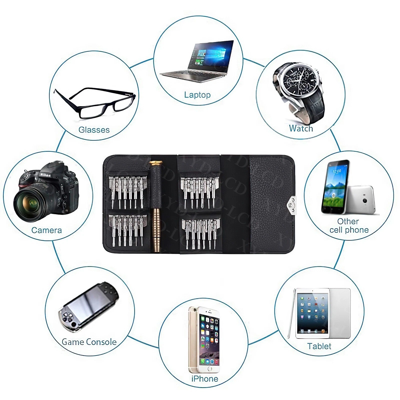 25 in1 Precision Screwdriver Set Computer Repair Torx Tool Kit Laptop Smartphone