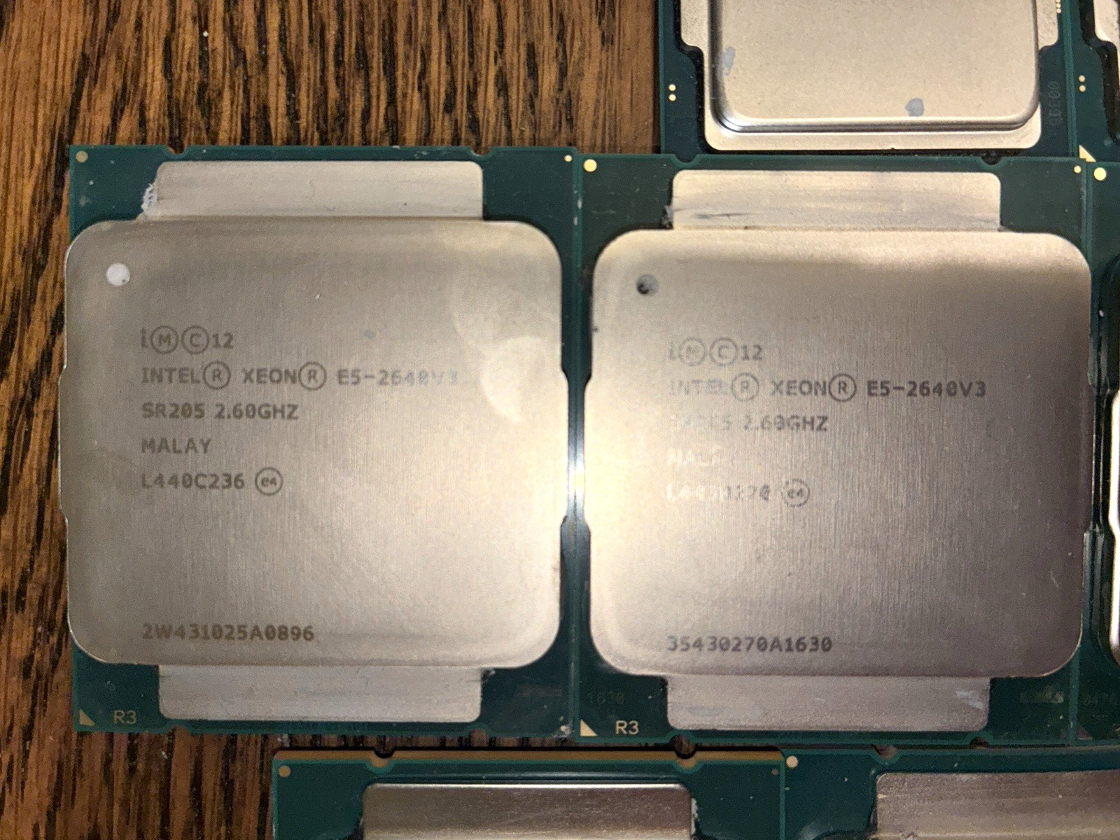 Intel Xeon Processor Mix CPU E3-1245v6 E5-2640v4 Silver 4210 + More Lot of 23