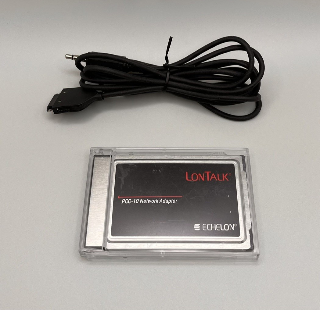 Lon Card PCC-10 ECHELON Adapter Type II PC Card (PCMCIA) FT-10 With Cable 78303R