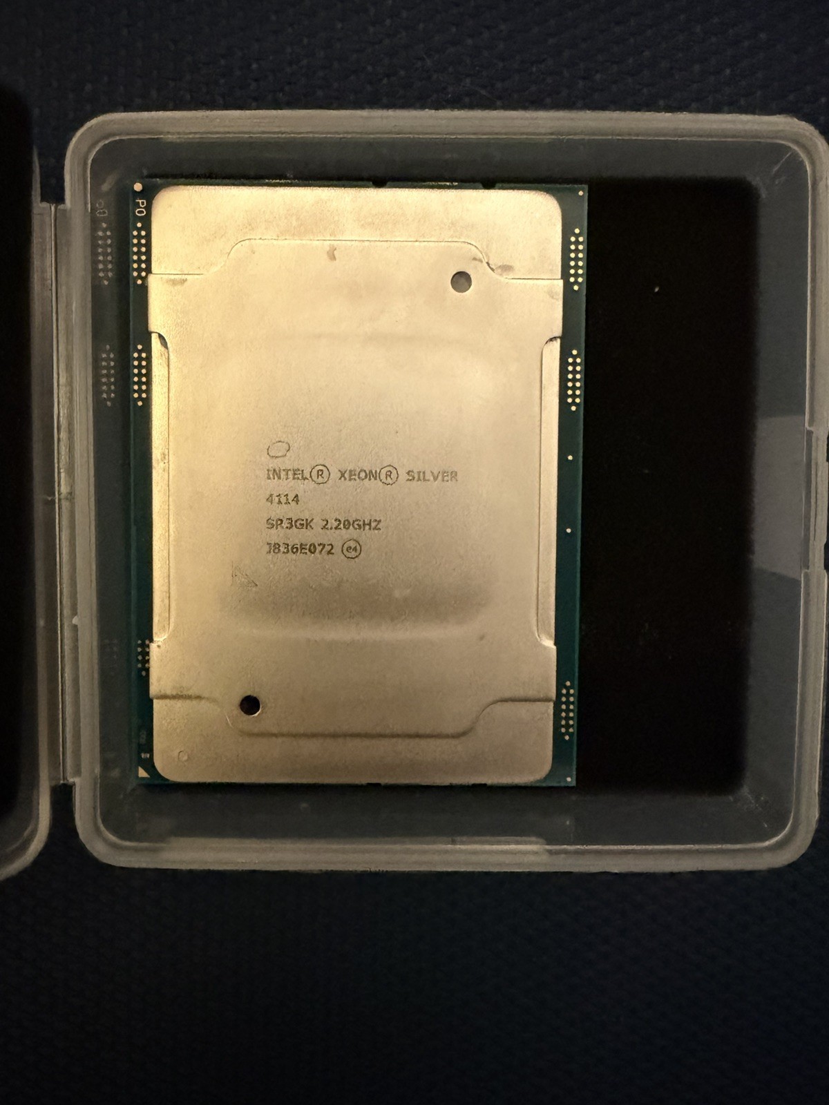 Intel Xeon Silver 4114 2.2Ghz 10-Core 13.75MB LGA3647 CPU P/N: SR3GK Tested