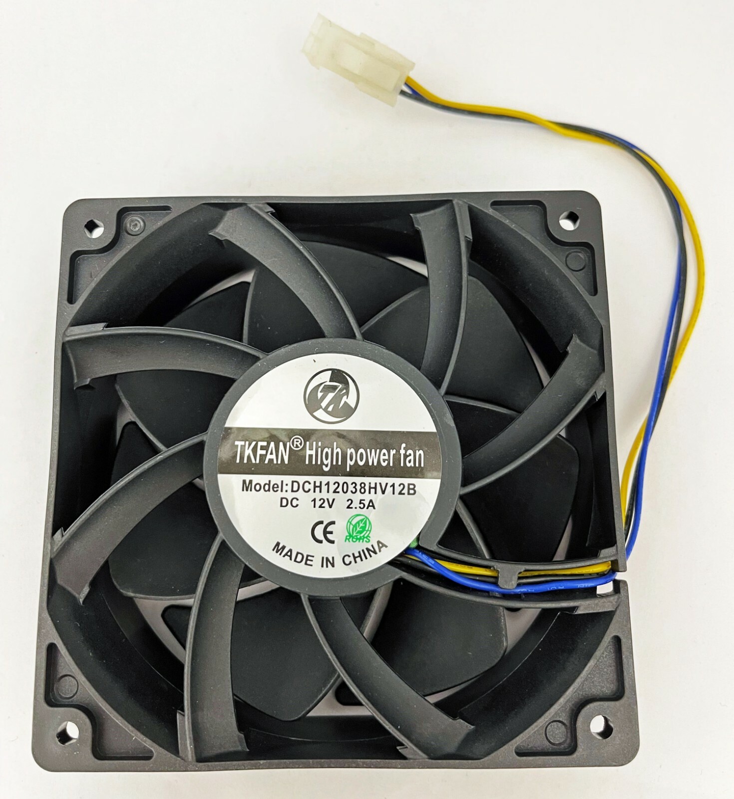 28/Lot 285 CFM ULTRA HIGH SPEED SERVER MINER FAN 12V 2.5A 120x38mm 3-Pin PWM