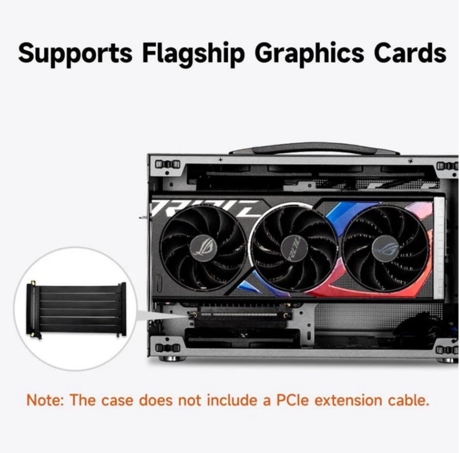 PCCOOLER CPS K101 MESH PC Case, Portable Desktop Mini ITX Case, Four-side SPCC
