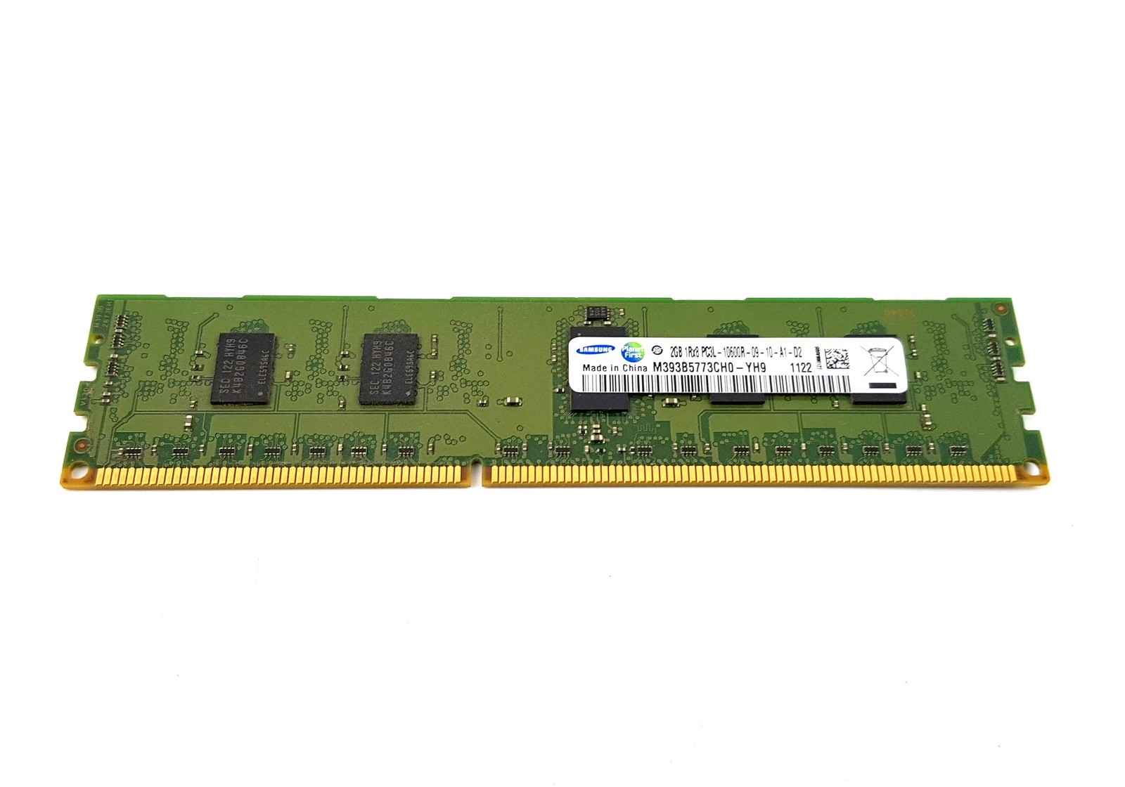 Samsung 2GB PC3L-10600R DDR3-1333MHz Desktop Memory M393B5773CH0-YH9