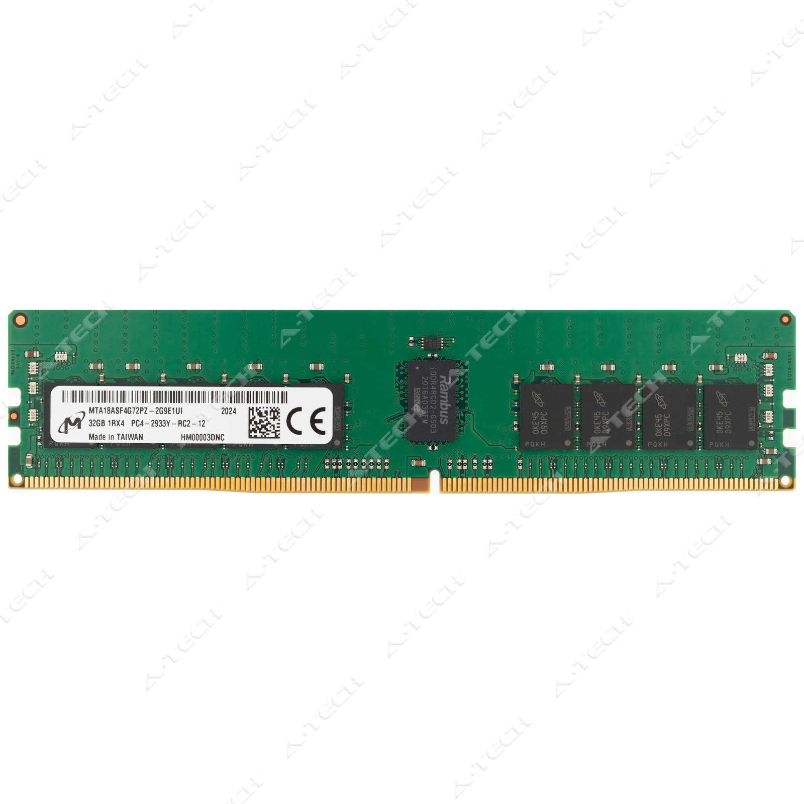 Micron 32GB DDR4 2933 MHz PC4-23400 RDIMM Server Memory RAM MTA18ASF4G72PZ-2G9E1