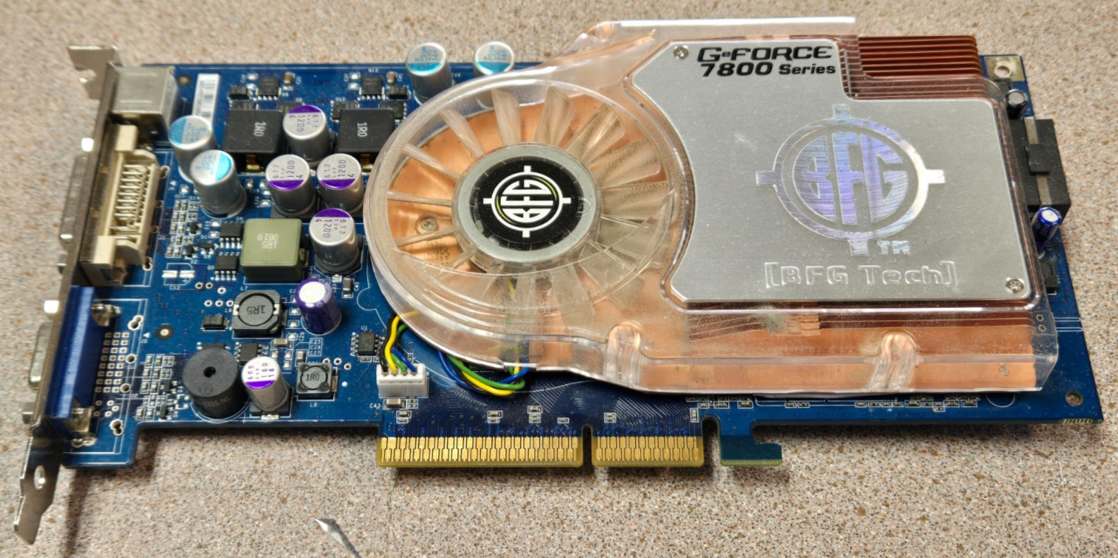 BFG Nvidia GeForce 7800 GS OC, 256MB GDDR3, AGP Graphics Card. (BFGR78256GSOC)