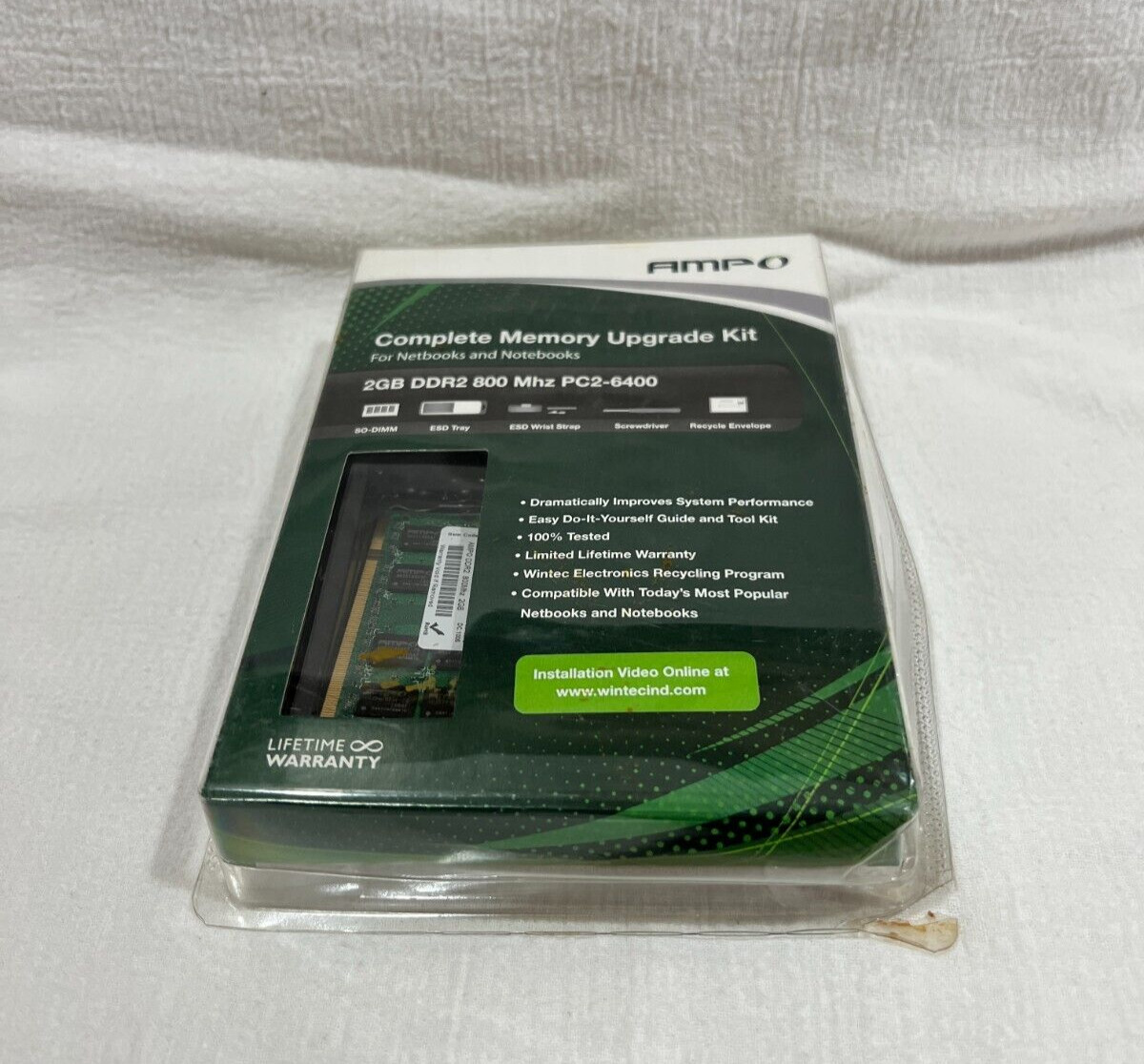 Memory Upgrade Kit 2GB PC2-640 for Netbooks, Notebooks Wintec Ampo