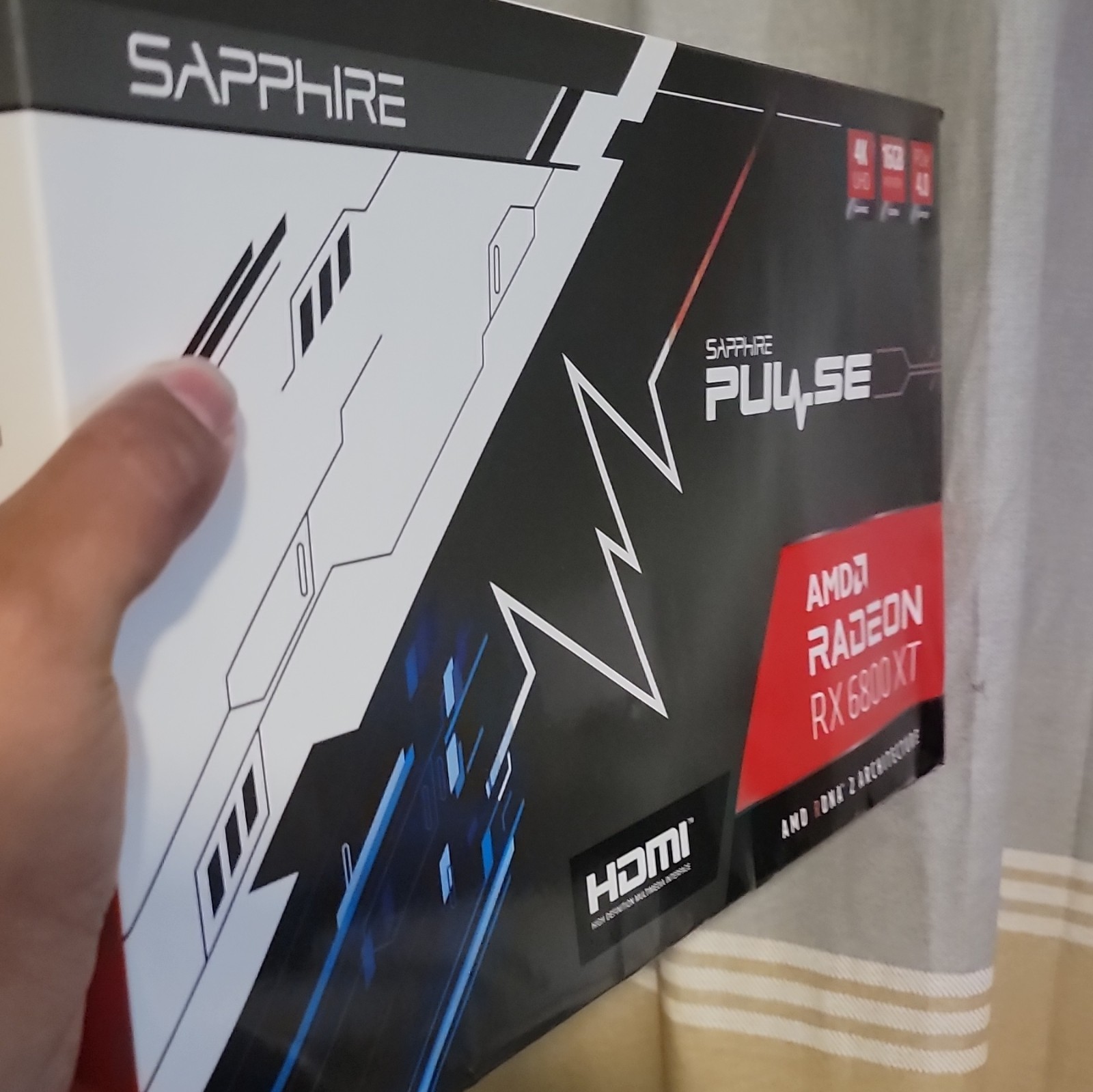 SAPPHIRE PULSE AMD Radeon RX 6800 XT Gaming Graphics Card 16GB GDDR6 AMD RDNA 2