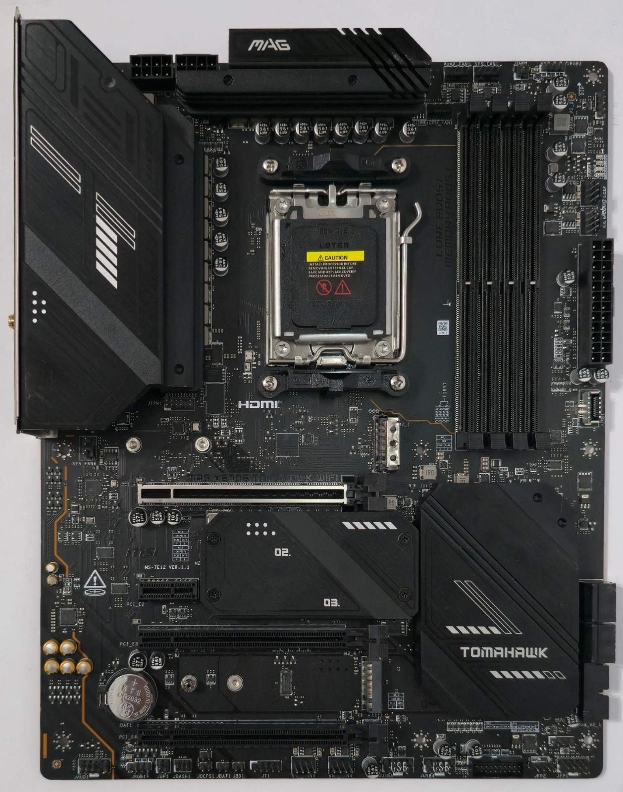 MSI MAG X670E Tomahawk WIFI Socket AM5 Motherboard