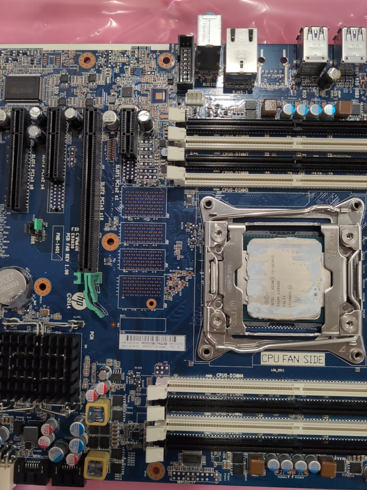 HP 761514-001 Socket 2011 V3 Workstation Motherboard W/ Xeon E5-1620V3 @ 3.5GHz