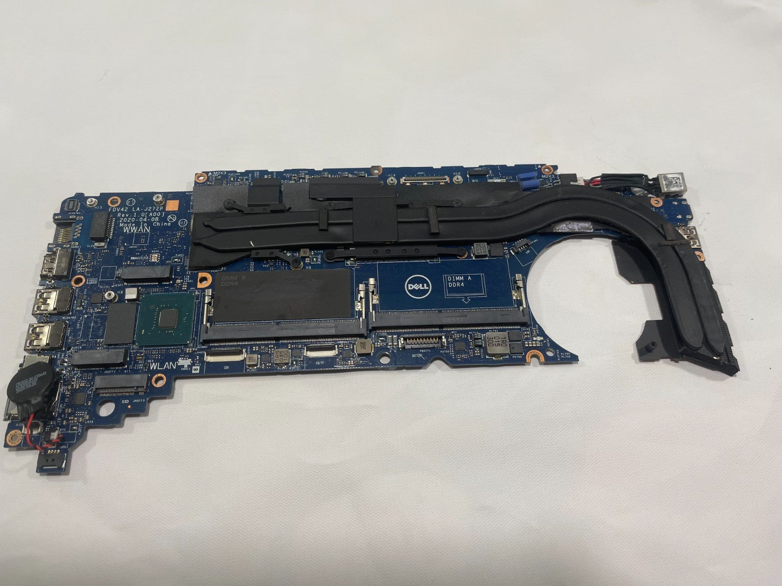 Dell Latitude 5411 Motherboard i7 2.7GHz 10850H