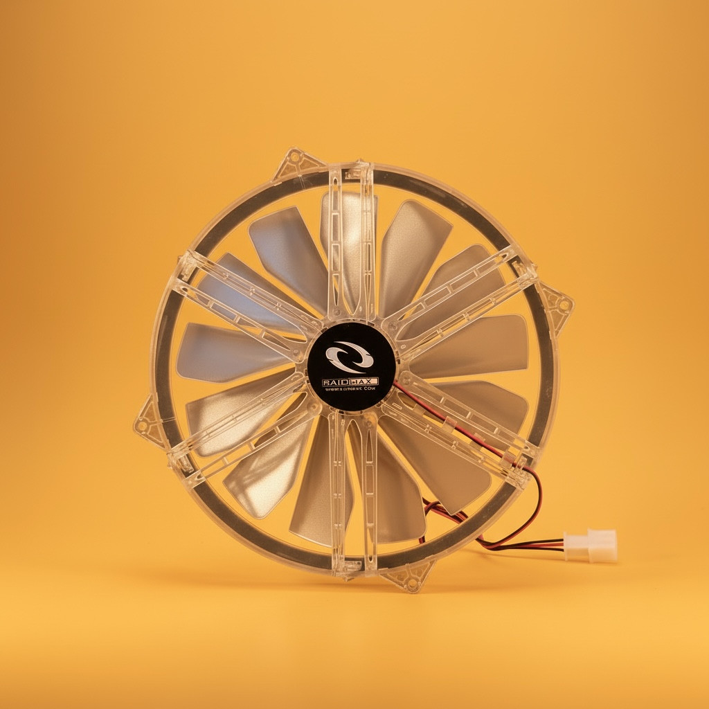 Cooling Fan DC 12V 230mm LED Cooling Fan 230x230x25mm GAMING COMPUTER CLEAR COLO