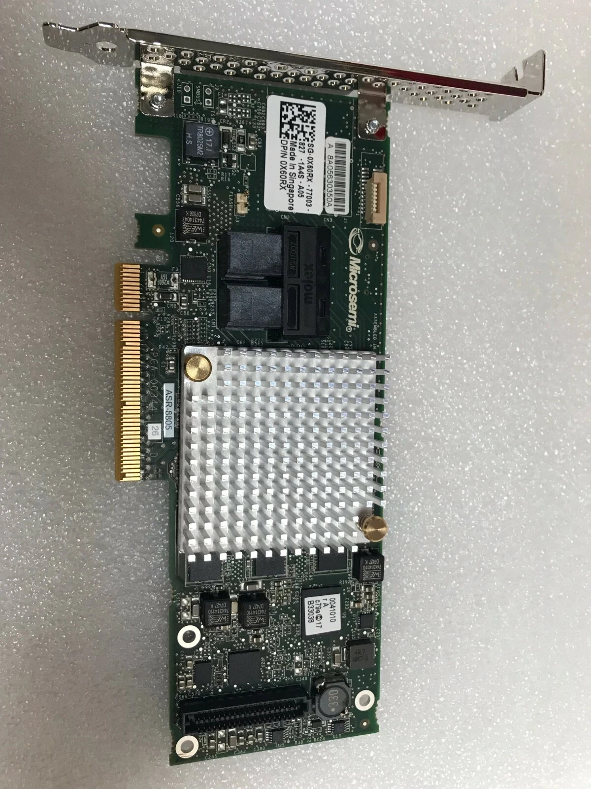 Dell Adaptec ASR-8805 12Gb/s SAS SATA 1GB Cache RAID Controller Card X60RX 0X60R
