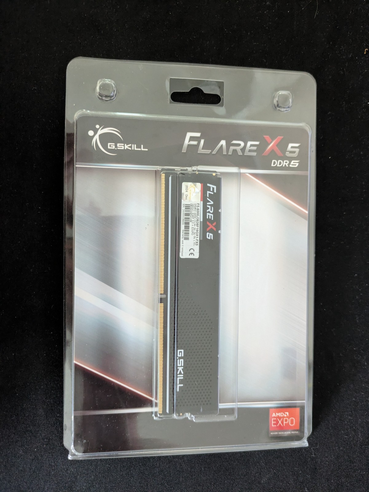 G.SKILL Flare X5 Series DDR5 RAM (AMD Expo) 16GB (1x16GB) 6000MT/s CL36
