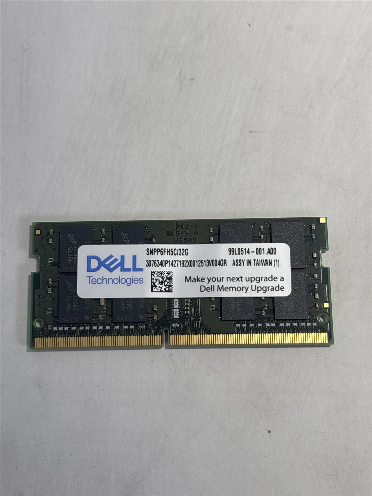 Kingston 32GB 2Rx8 PC4-25600 DDR4-3200 Laptop RAM KP6FH5-MIF SNPP6FH5C