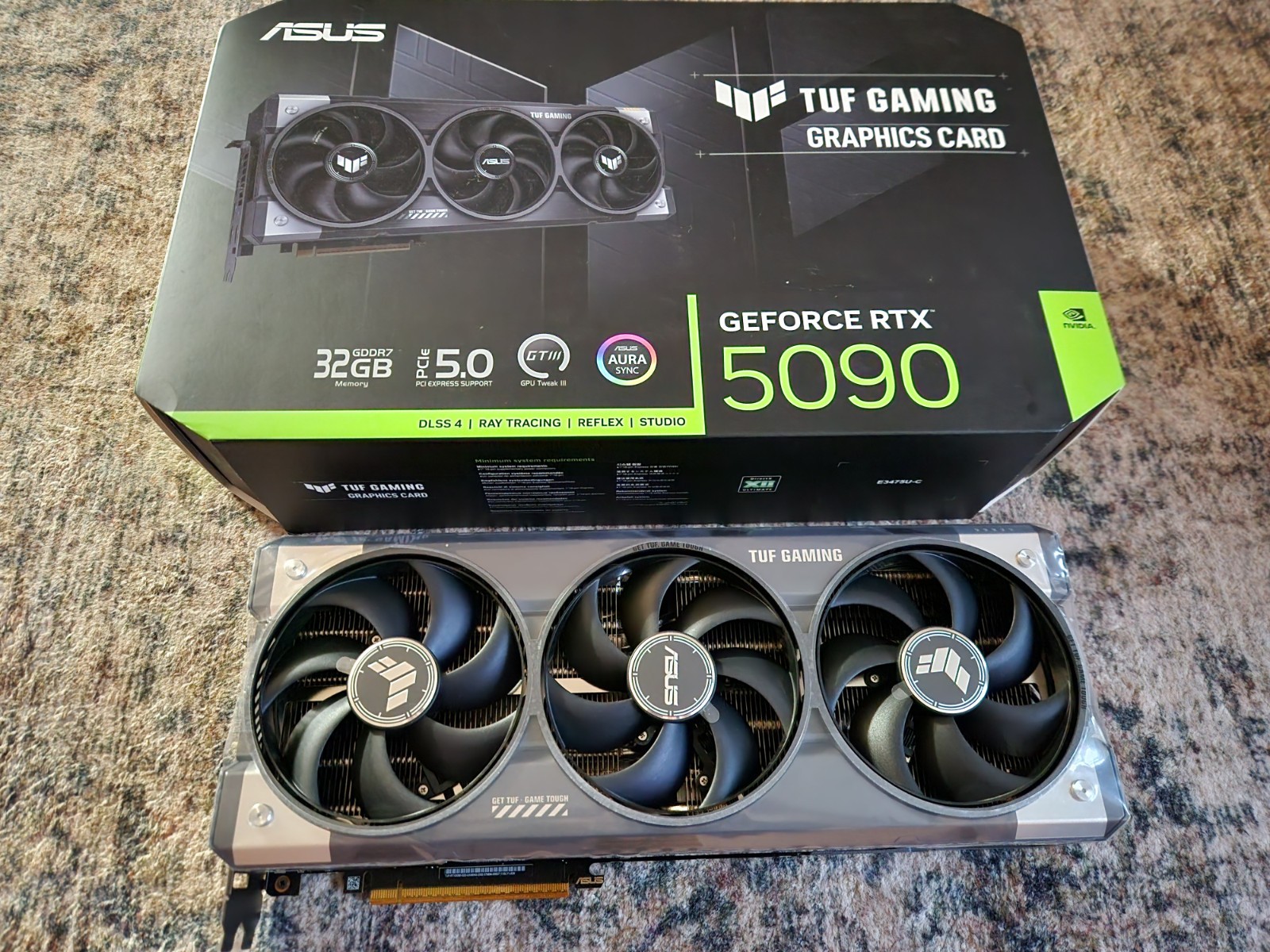 ASUS RTX 5090 TUF Gaming (FOR PARTS) (NO CORE, NO VRAM) – PCB & Cooler/Shroud