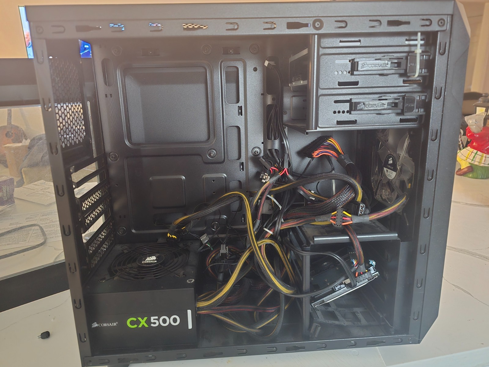atx computer case with power supply