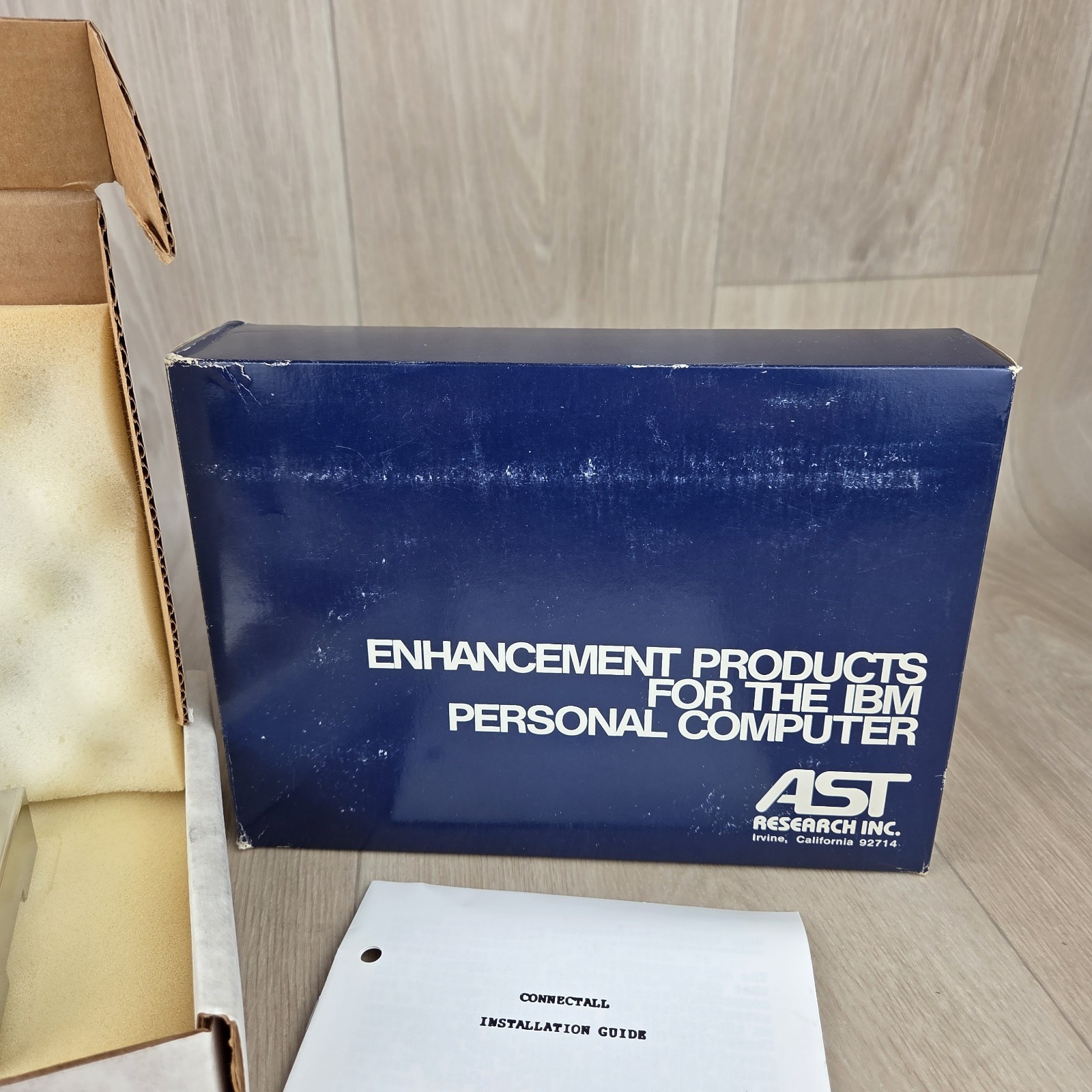 AST Research ConnectAll Metal Bracket Mounts DB25 & DB15 Connectors to PC – NEW