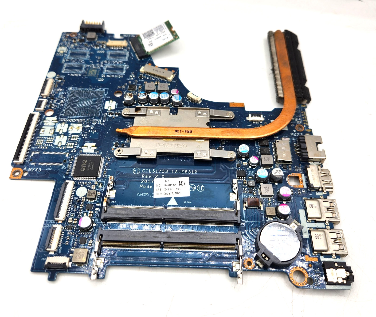 LA-E831P Laptop Motherboard AMD A12-9720P 2.7GHz for HP 15-BW016CY