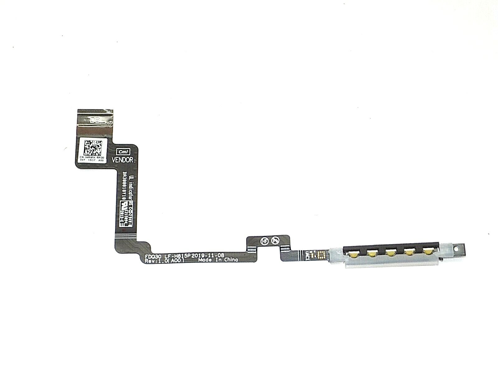 OEM Dell XPS 13 9300 LCD Laptop Built-in LED Light Cord 4R6FK LF-H815P HUB02