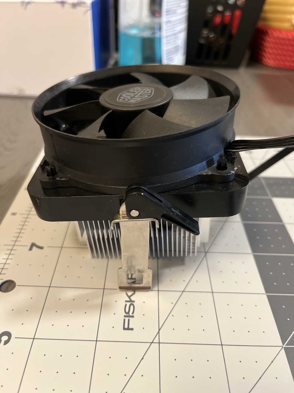 Cooler Master CPU Fan with Heatsink 4-Pin Aluminum/Plastic Black Silver