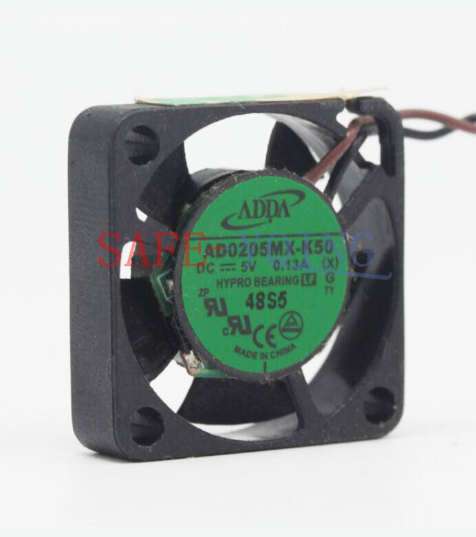 One For ADDA Mini Fan 5v DC 0.13A Hypro bearing AD0205MX-K50 25*25*06MM