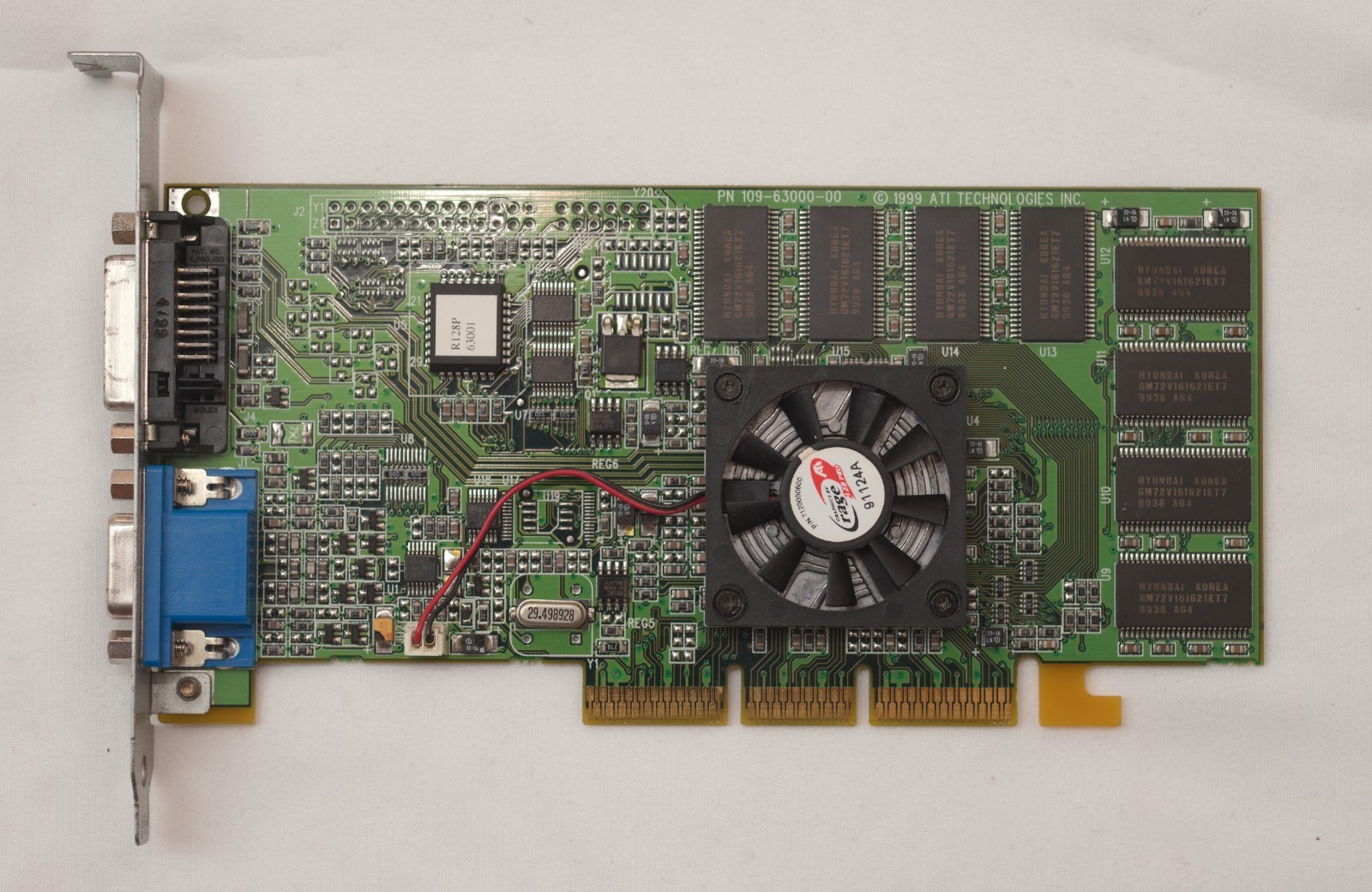 ATI 109-63000-00 Rage 128 Pro 16MB AGP Video Card for Power Mac G4 Towers
