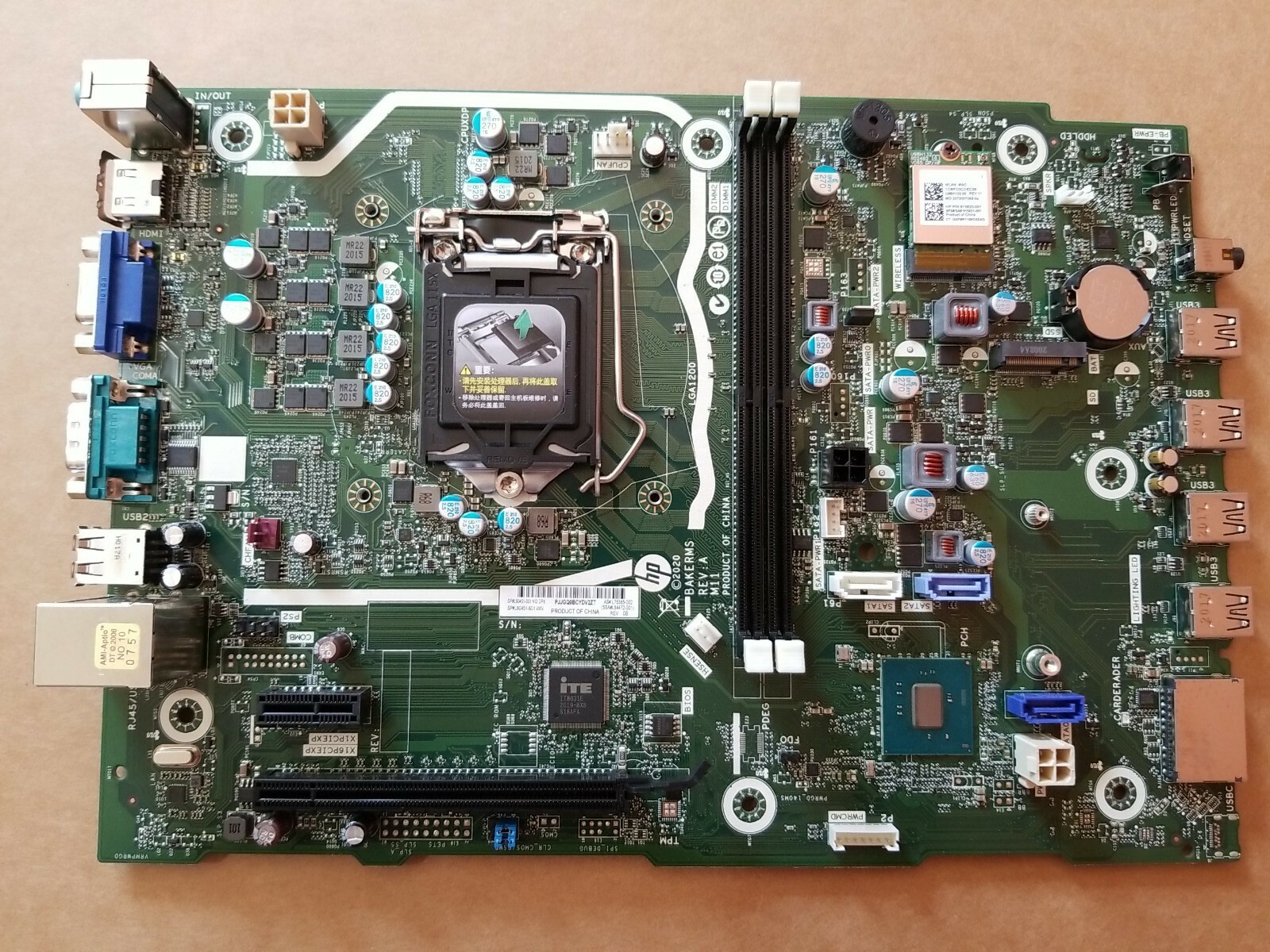 HP M01 M01-F1033WB S01-pF1013w BakerMS Motherboard L75365-002 L90451-001