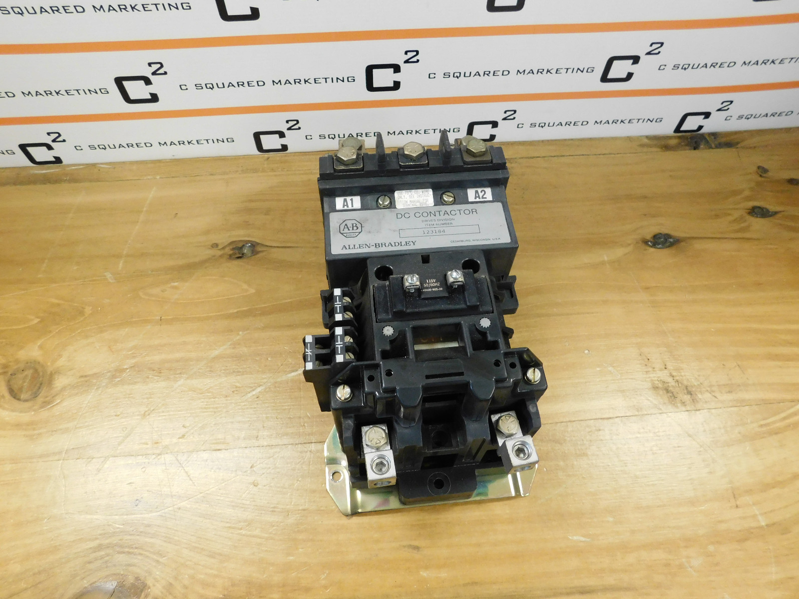 Allen Bradley 123184 DC Contactor 115V 50/60Hz Used Take out CSQ