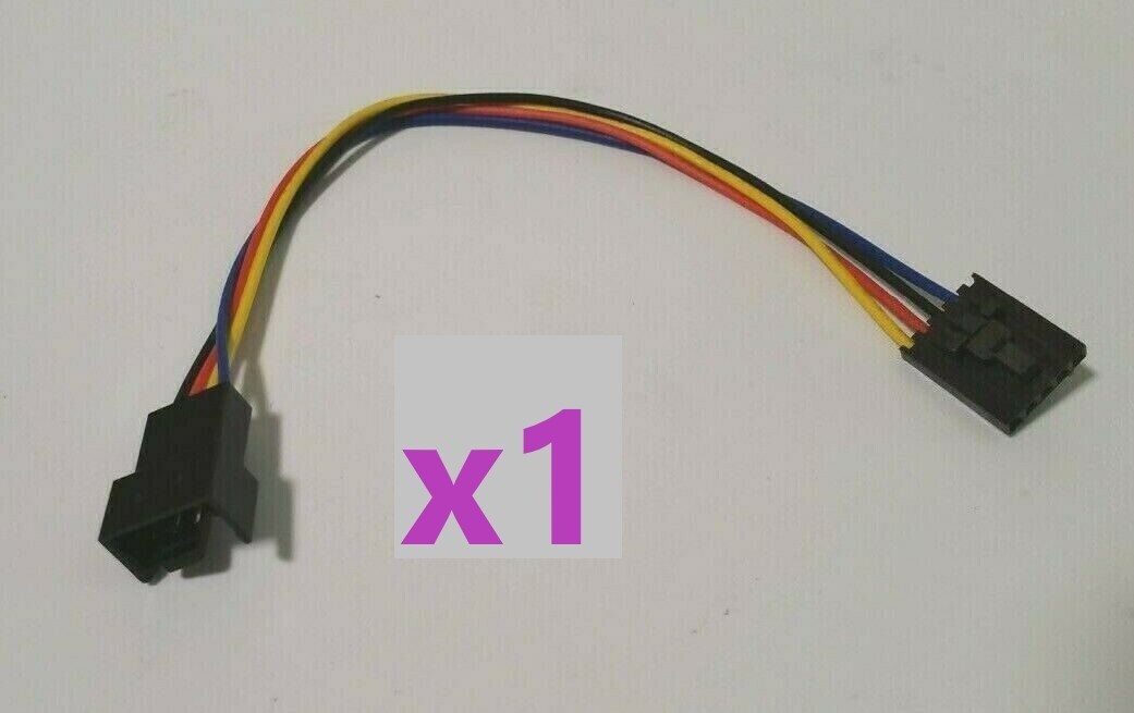5 pin to 4 pin / 3 pin PWM PC Fan Upgrade Adapter Cable Dell Motherboard 6″ NEW