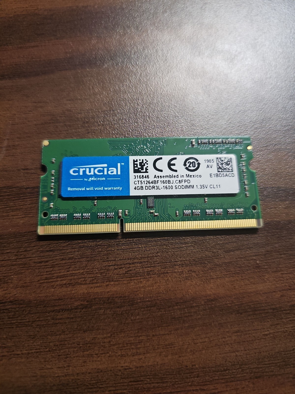 Crucial DDR3 4GB