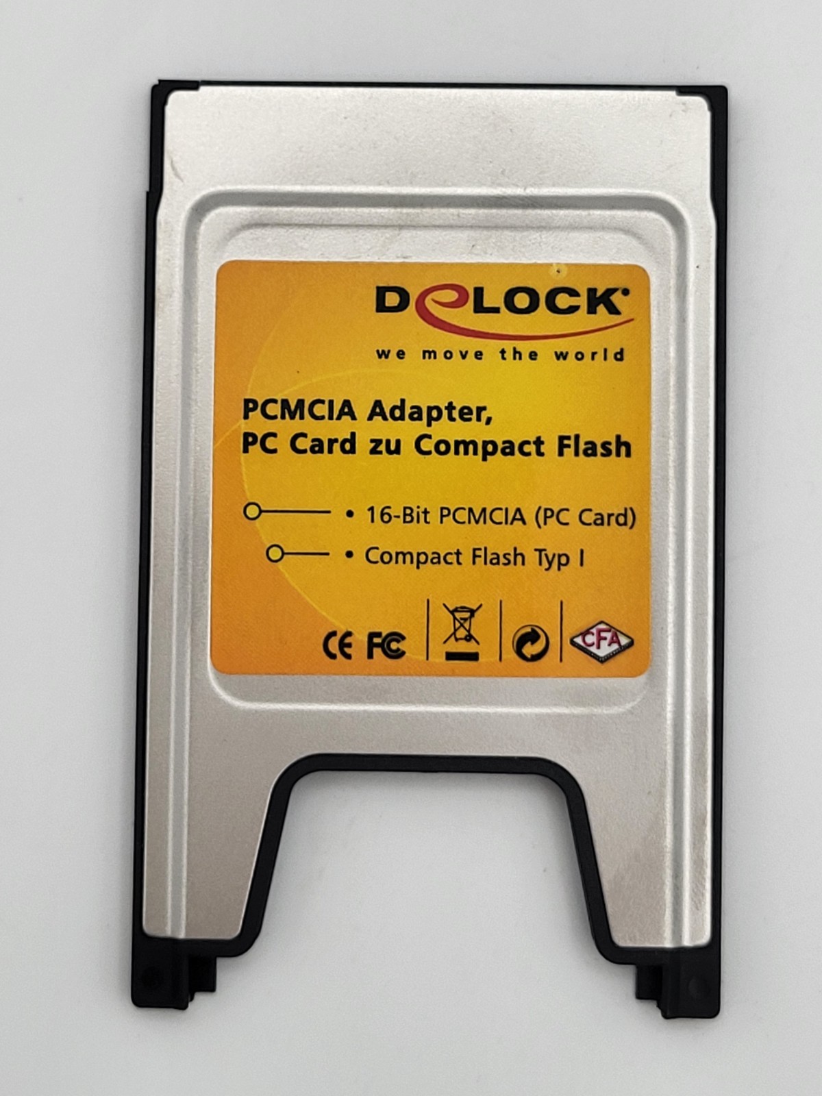 Delock PCMCIA Adapter CompactFlash Type I IBM Microdrive cardreader – 91051