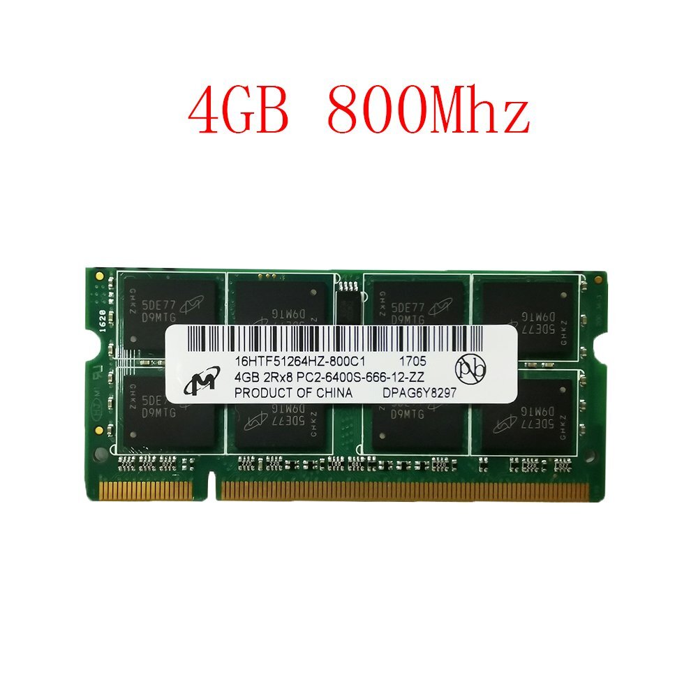 4GB 2GB DDR2 800MHz PC2-6400S 200PIN Notebook Laptop RAM SODIMM For Lot