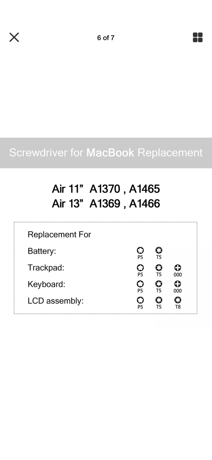 MacBook Repair Tool kit Pentalobe Screwdriver fits Pro Retina Air Professional