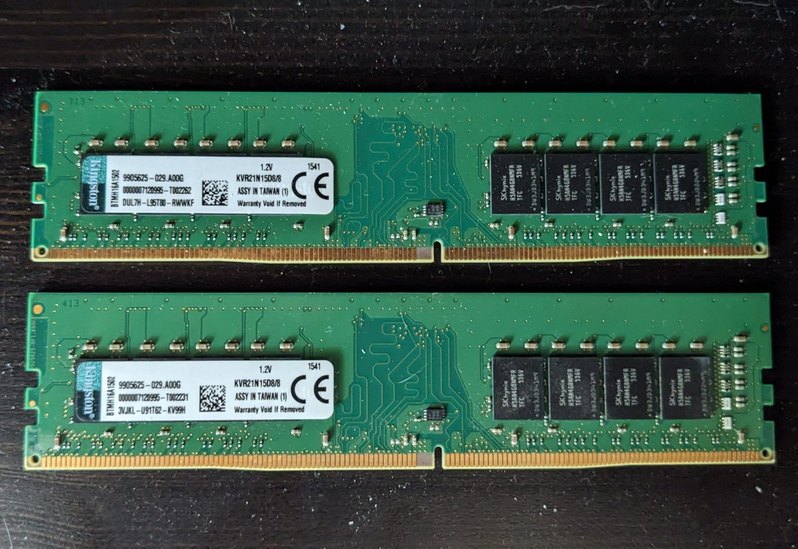Kingston 16GB DDR4 2133MHz RAM for dual channel (2 x 8GB)