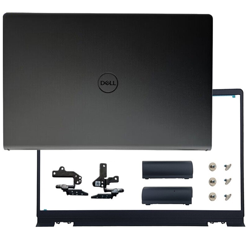 New for Dell Inspiron 15 3510 3511 3515 Black LCD Back Cover+Bezel+Hinges Cover