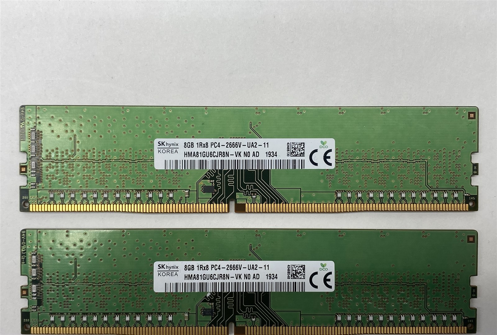 Hynix HMA81GU6CJR8N-VK 32GB (4*8GB) PC4-21300 DDR4-2666MHz Desktop Memory RAM