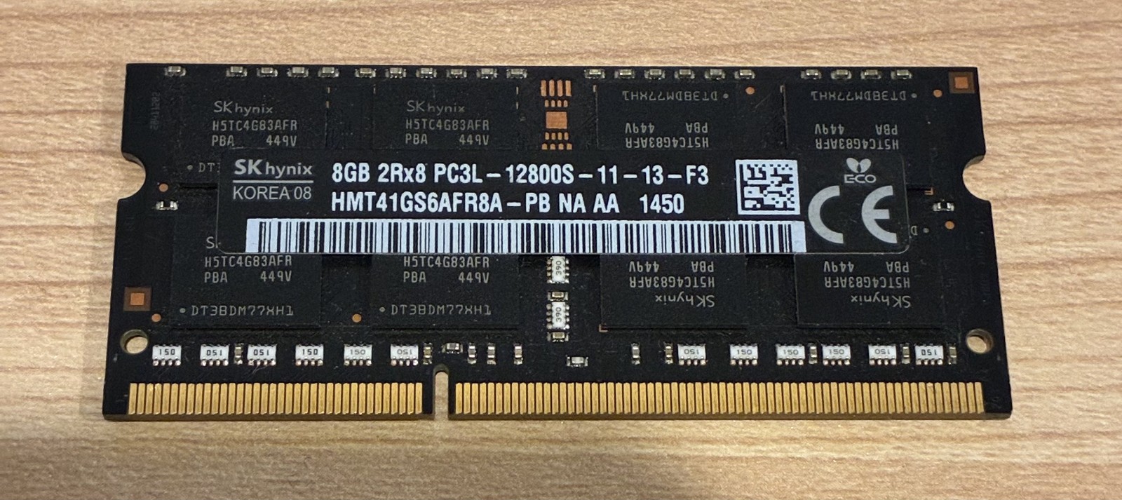 SK hynix 8GB PC3-12800 (DDR3-1600) RAM Memory (HMT41GS6BFR8A-PB)