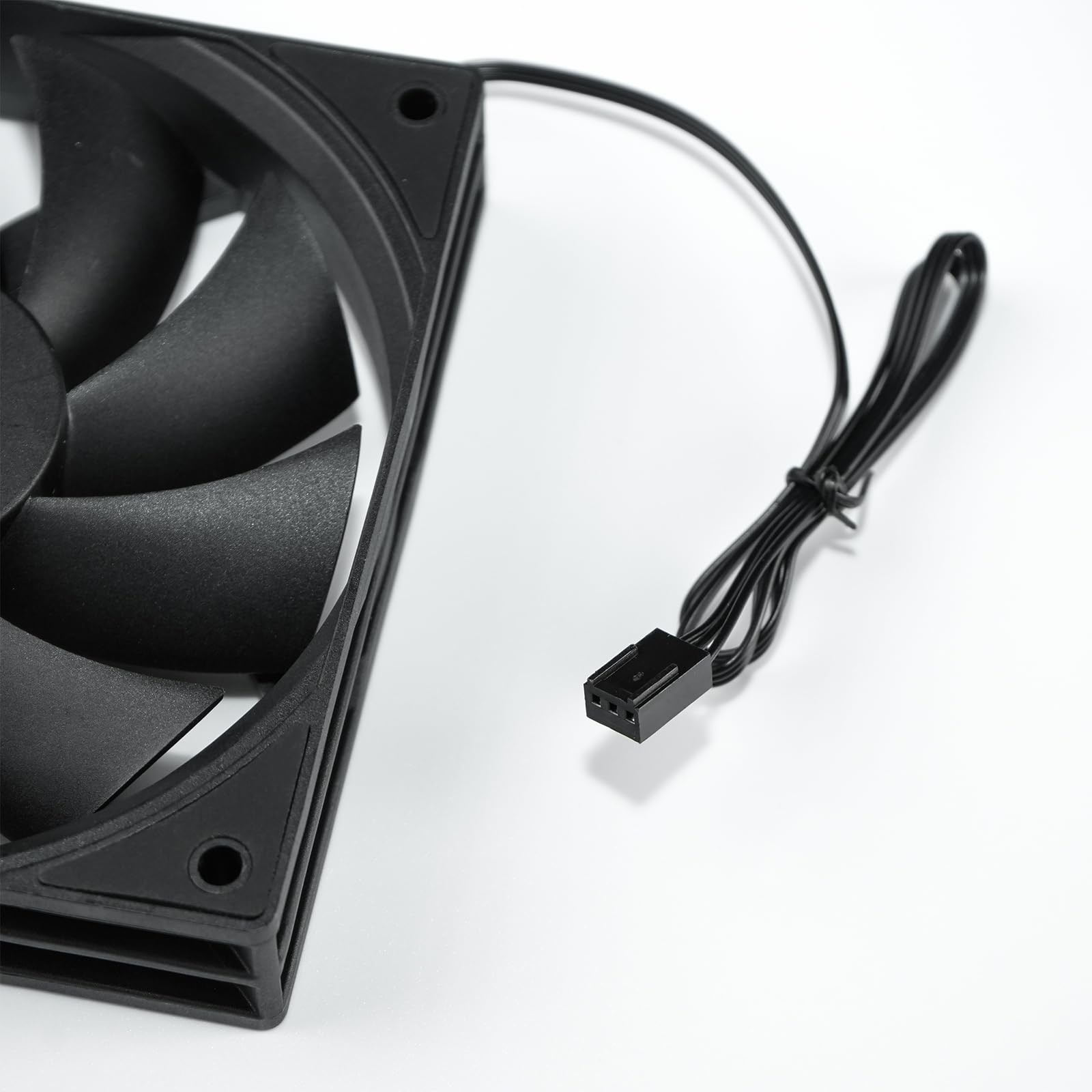 DARKROCK 3-Pack 120mm Black Computer Case Fans High Performance Cooling Low…